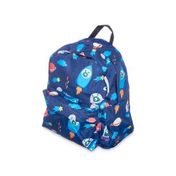 Schulrucksack Raumschiff Bunt 28 x 12 x 22 cm (12 Stück)