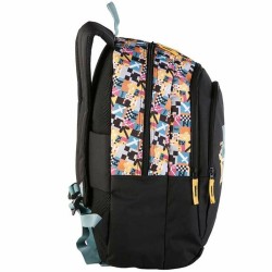 Schulrucksack Minecraft Pixel Schwarz 44 x 30 x 20 cm