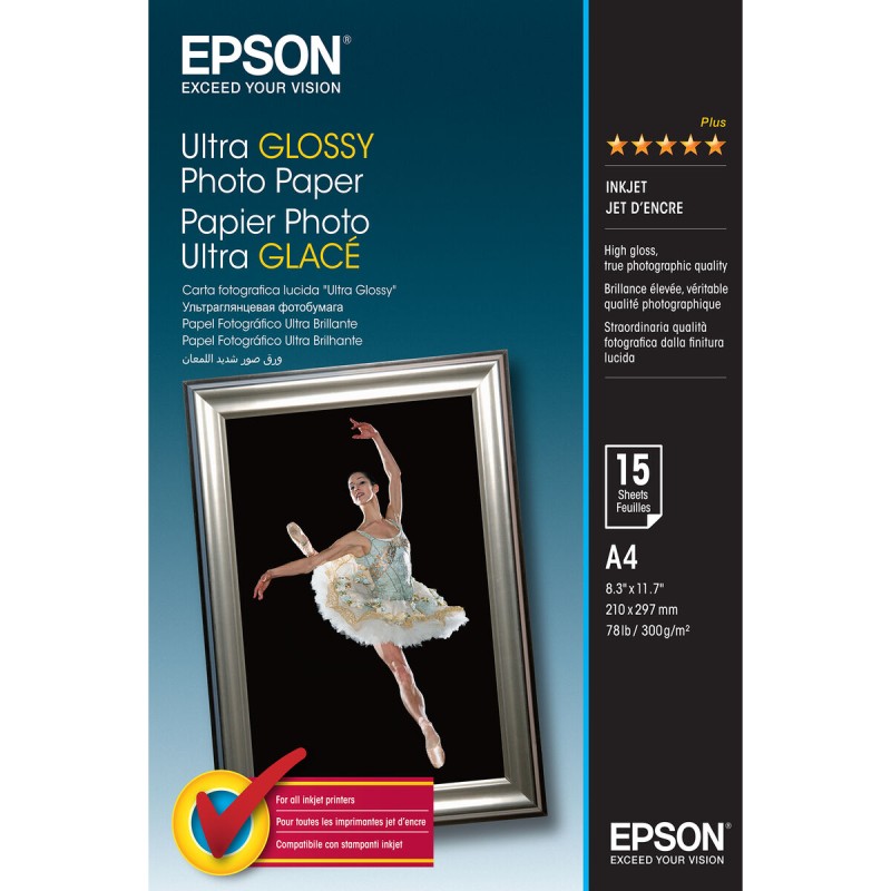 Satiniertes Photopapier Epson 2359997 A4 (1 Stück)