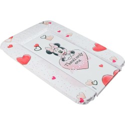 Wickelkommode Minnie Mouse CZ10340 Unterwegs Weiß Herzen 73 x 48,5 x 3 cm