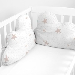 Wiegenschützer HappyFriday Basic Kids Little star Rosa 60 x 40 cm