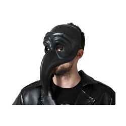 Maske Halloween Arzt Schwarz (MPN S1128803)