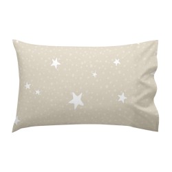 Bettwäsche-Set HappyFriday Basic Kids Little star Beige Babybettchen 2 Stücke