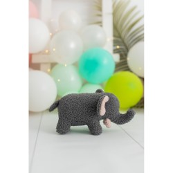 Plüschtier Crochetts Bebe Braun Elefant 27 x 13 x 11 cm