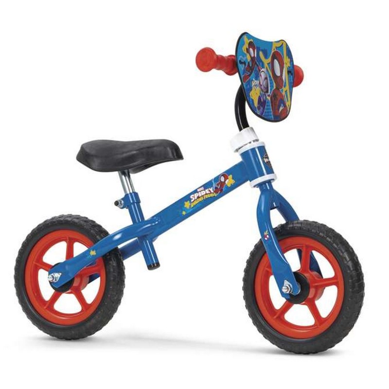 Kinderfahrrad Spidey 10" Ohne Pedale Blau